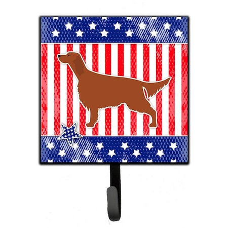 Carolines Treasures IUSA Patriotic rish Setter Leash or Key Holder BB3293SH4
